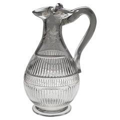 A Very Fine Magnum Glass Claret Jug, c1850