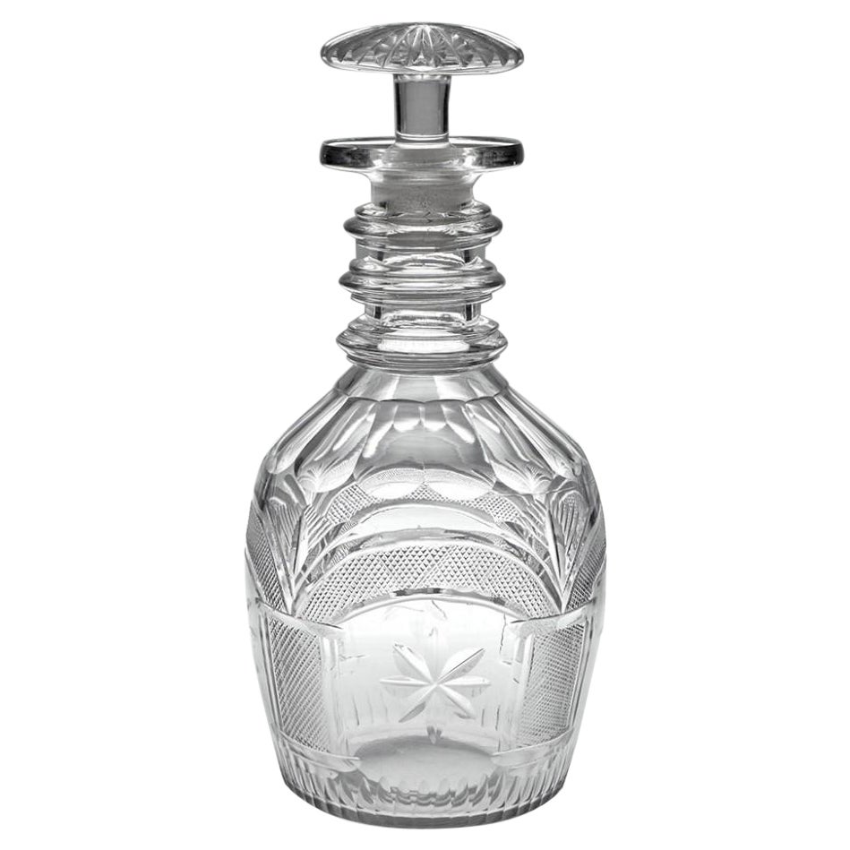 A Waterloo Glass Company Decanter Cork, c1825 For Sale