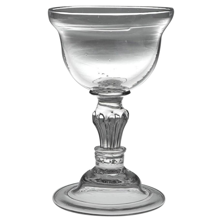 An Pedestal Stem Sweetmeat Glass, c1750 For Sale