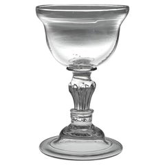 Antique An Pedestal Stem Sweetmeat Glass, c1750