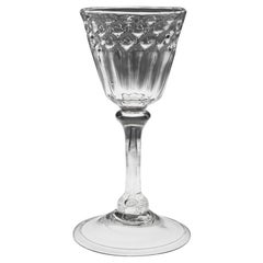 Antique A Liegeois Wine Glass, c1720