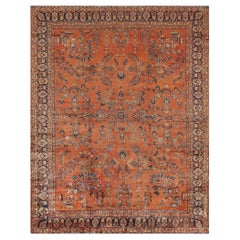 Pasargad Home Antique Persian Sarouk rug 10 ft 5 in x 13 ft 6 in