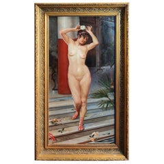Pompeian painting depicting nude of Woman