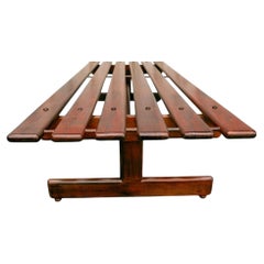 Brazilian Modern Bench in Hardwood by Jorge Jabour Mauad, 1960s