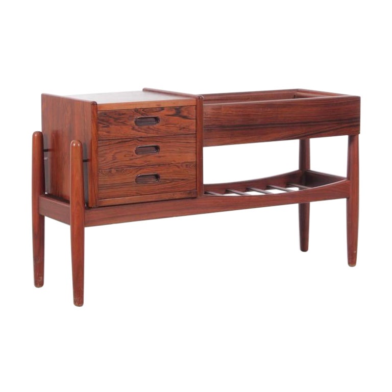 Danish Modern Rosewood Planter Table For Sale