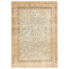 Nazmiyal  Silk and Wool Antique Persian Tehran Rug. 10 ft 6 in x 15 ft 6 in