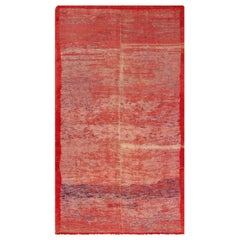 Nazmiyal Collection Vintage Berber Moroccan Red Rug. 6 ft 1 in x 10 ft 9 in