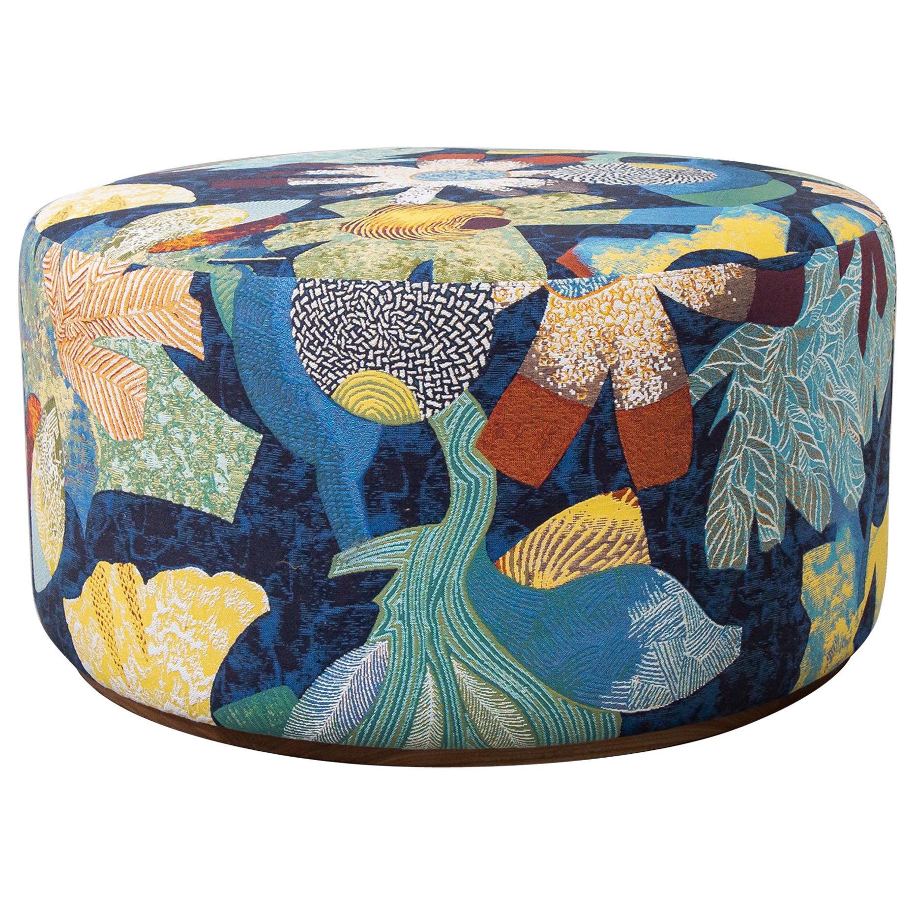 Tropical Ottoman by Sister by Studio Ashby For Sale