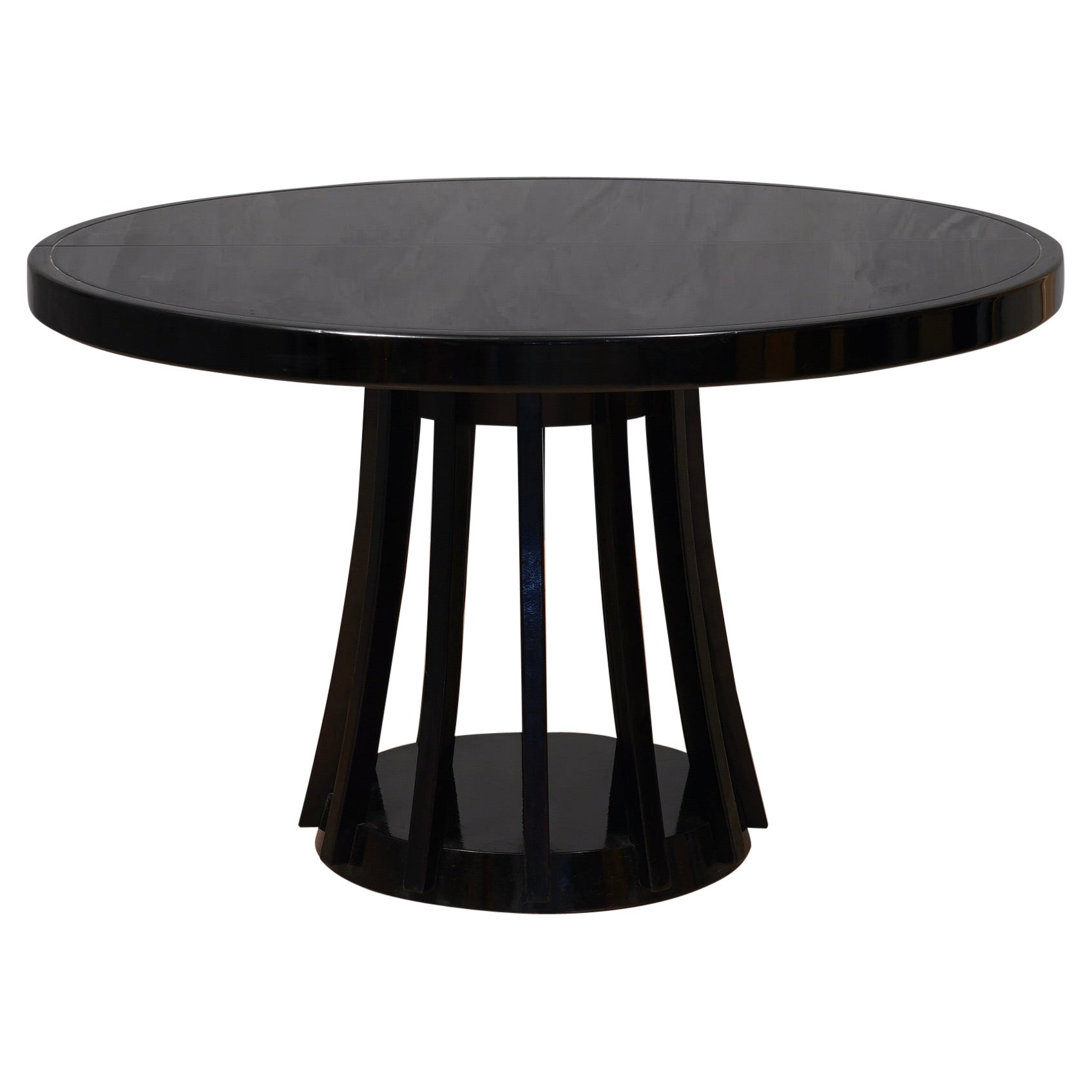 Mangiarotti Angelo Wood Wood Round Dinning Table, 1970 en vente