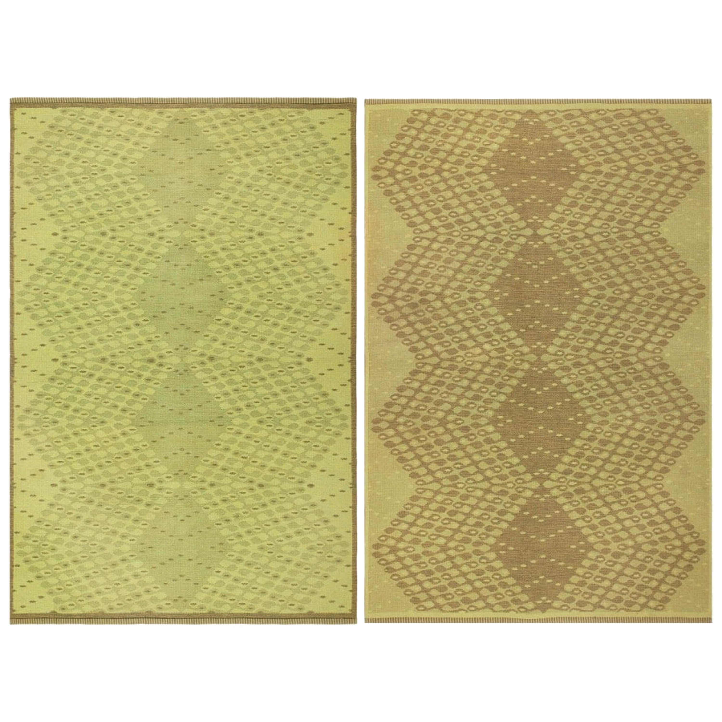Schwedischer Kelim-Teppich im Vintage-Stil. Größe: 5 ft 4 in x 7 ft 10 in im Angebot