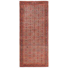 Antiker persischer Bidjar-Teppich. 8 Fuß 7 Zoll x 19 Fuß 6 Zoll
