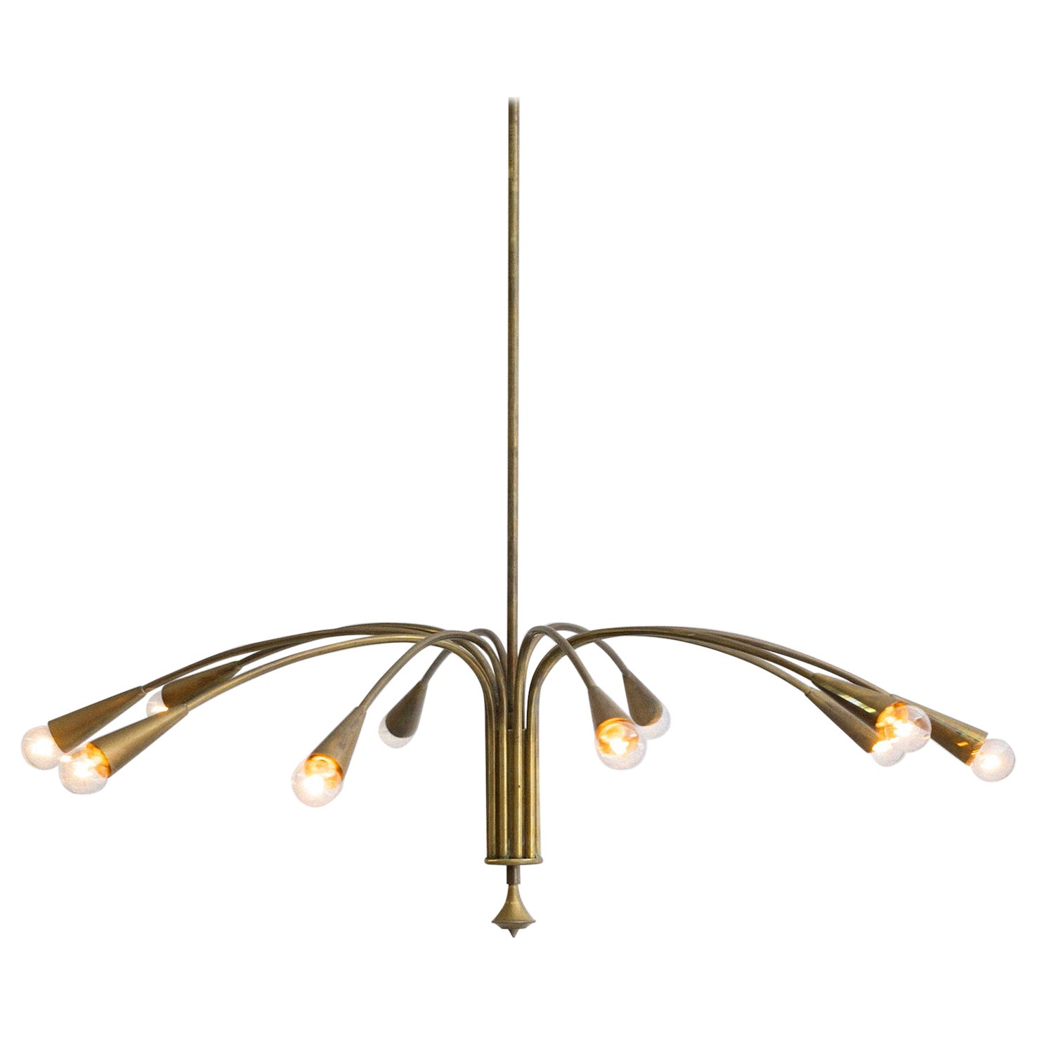 Umberto Brass Chandelier