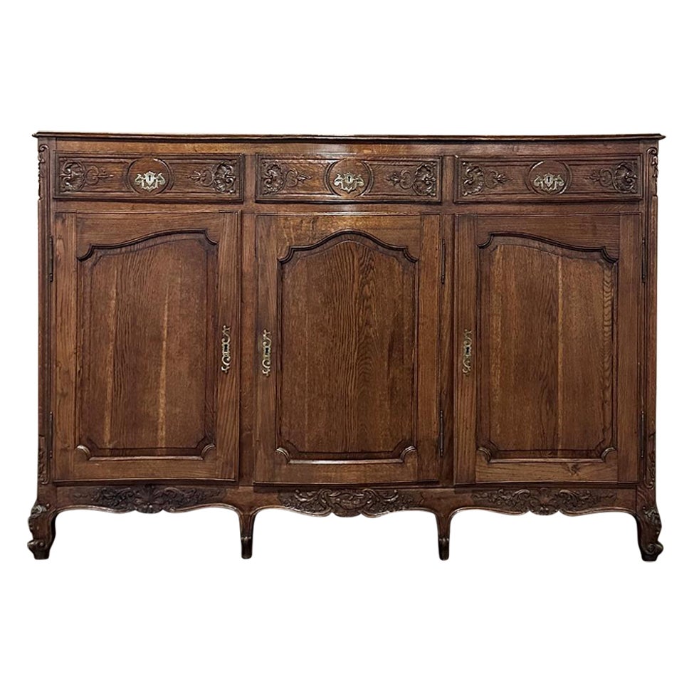 19th Century Country French Buffet ~ Enfilade For Sale