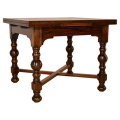 Edwardian Table with Draw Leaves, circa 1900