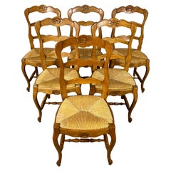 French Country Rush Dining Chairs