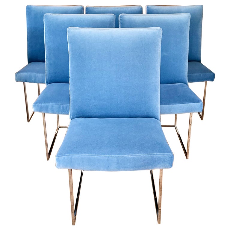 1970s Milo Baughman for Thayer Coggin Thin Line Dining Chairs