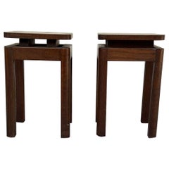 Pair of Modernist Stools