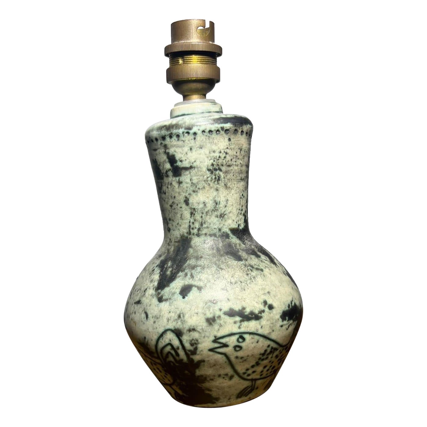 Keramik-Tischlampe von J.Blin