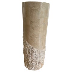 1980 Tessellated Stone Round Pedestal