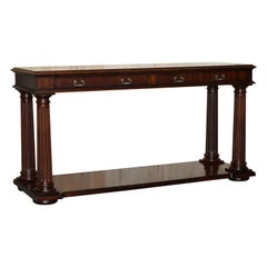 Stunning Ralph Lauren Hand Carved American Hardwood Console Table Sideboard