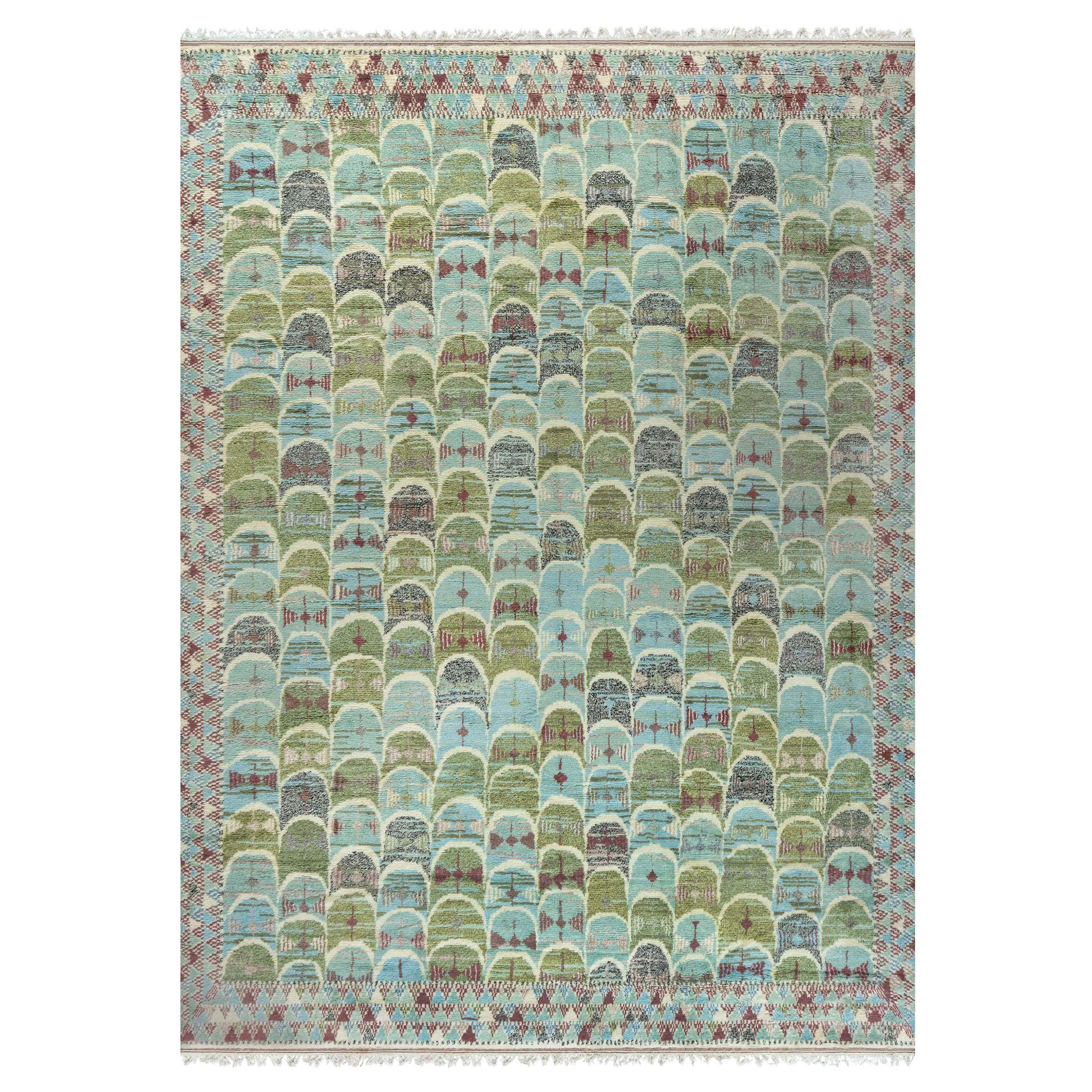 Modern Swedish Design Rya Rug by Doris Leslie Blau For Sale at 1stDibs