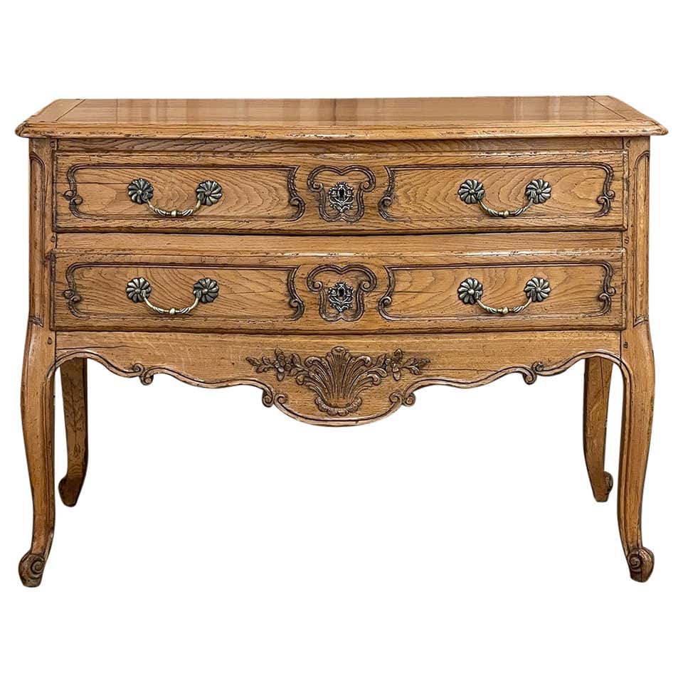 Blue Washed French Country Commode For Sale at 1stDibs
