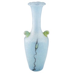A Czech Skrdlovice 'Vintage Glass' Bottle Vase, Designed 1946