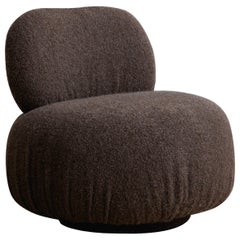 Post Modern Swivel Pouf Chair in the Style of Steve Chase