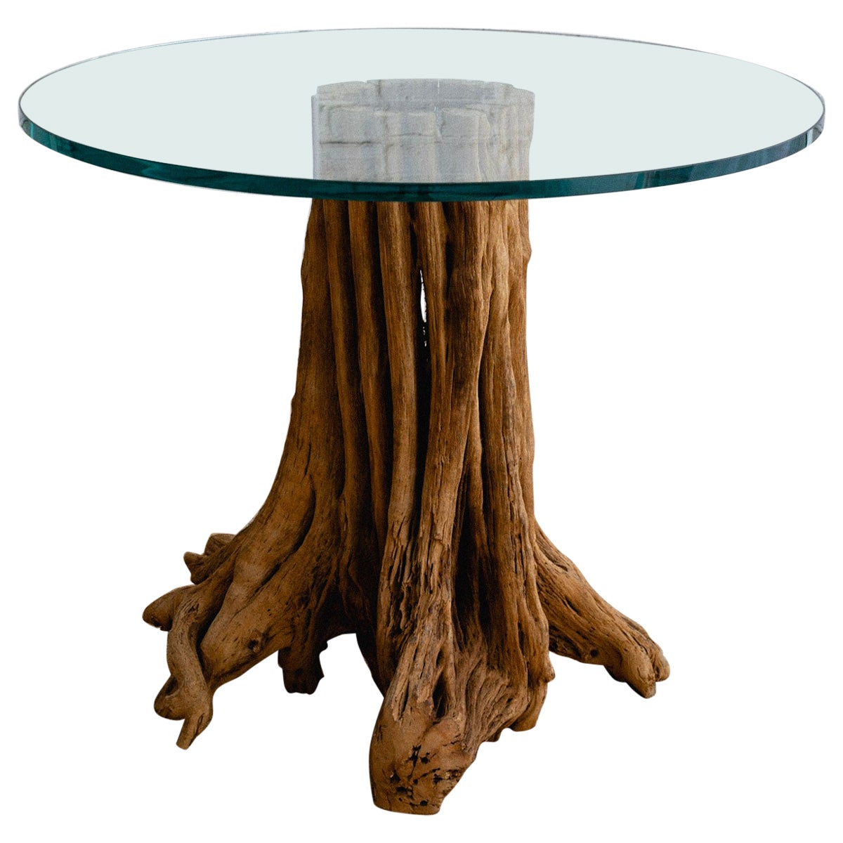 Saguaro Cactus Dining Table With Glass Top For Sale