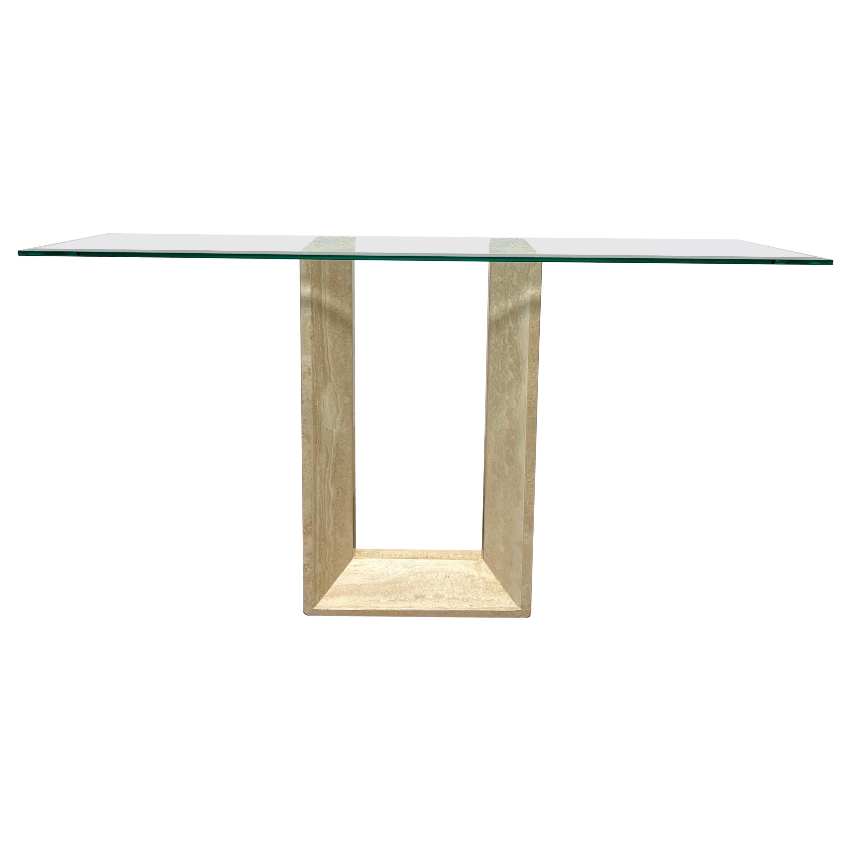 Organic Modern Cattelan Italia Diapason Console Table