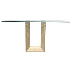 Used Organic Modern Cattelan Italia Diapason Console Table