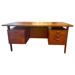 Danish Modern Teak Desk by Kai Kristiansen