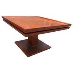 Magnificent John Widdicomb Square Coffee Side Table Mid-Century Modern