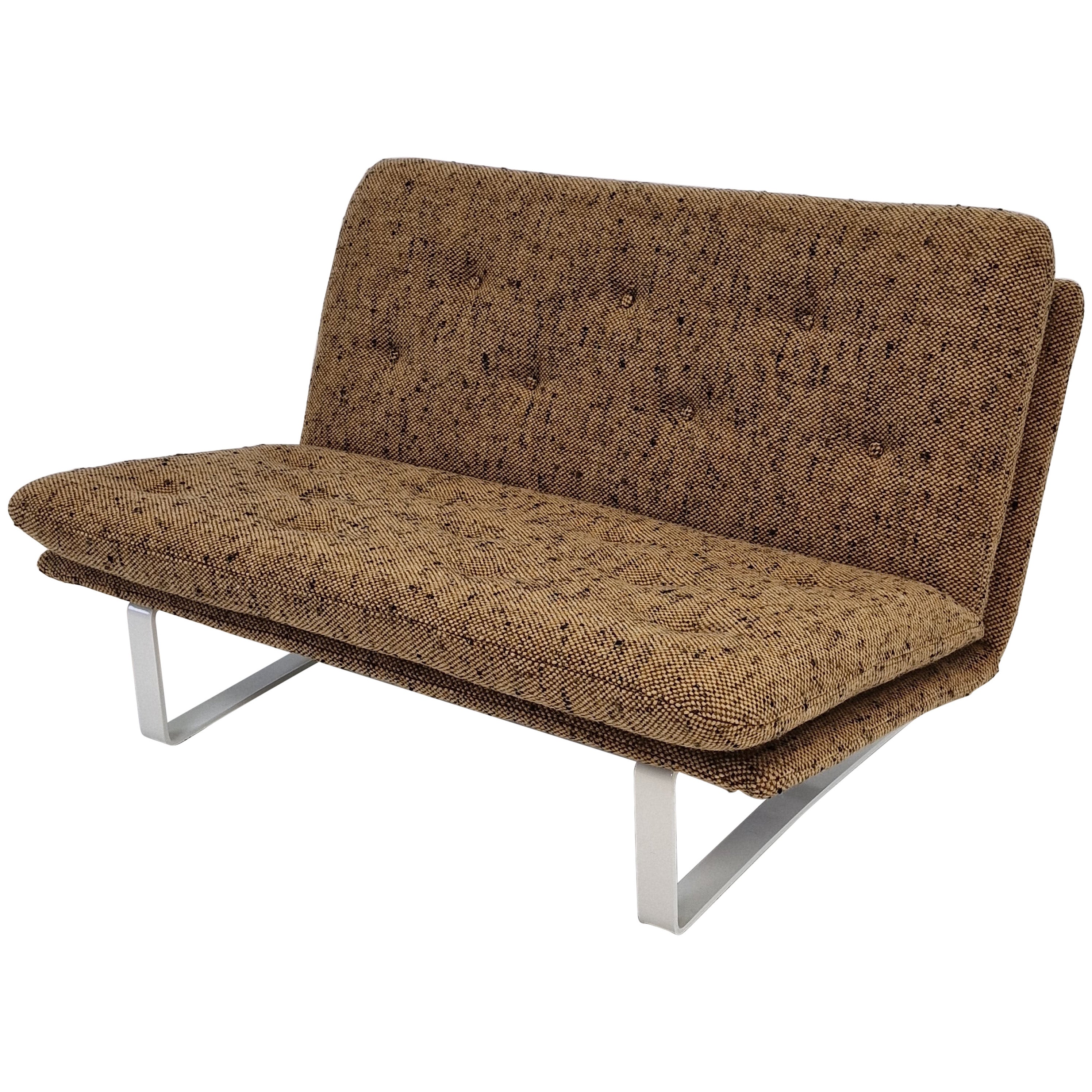 Midcentury 2-Seat Sofa by Kho Liang Ie for Artifort, 1960s For Sale