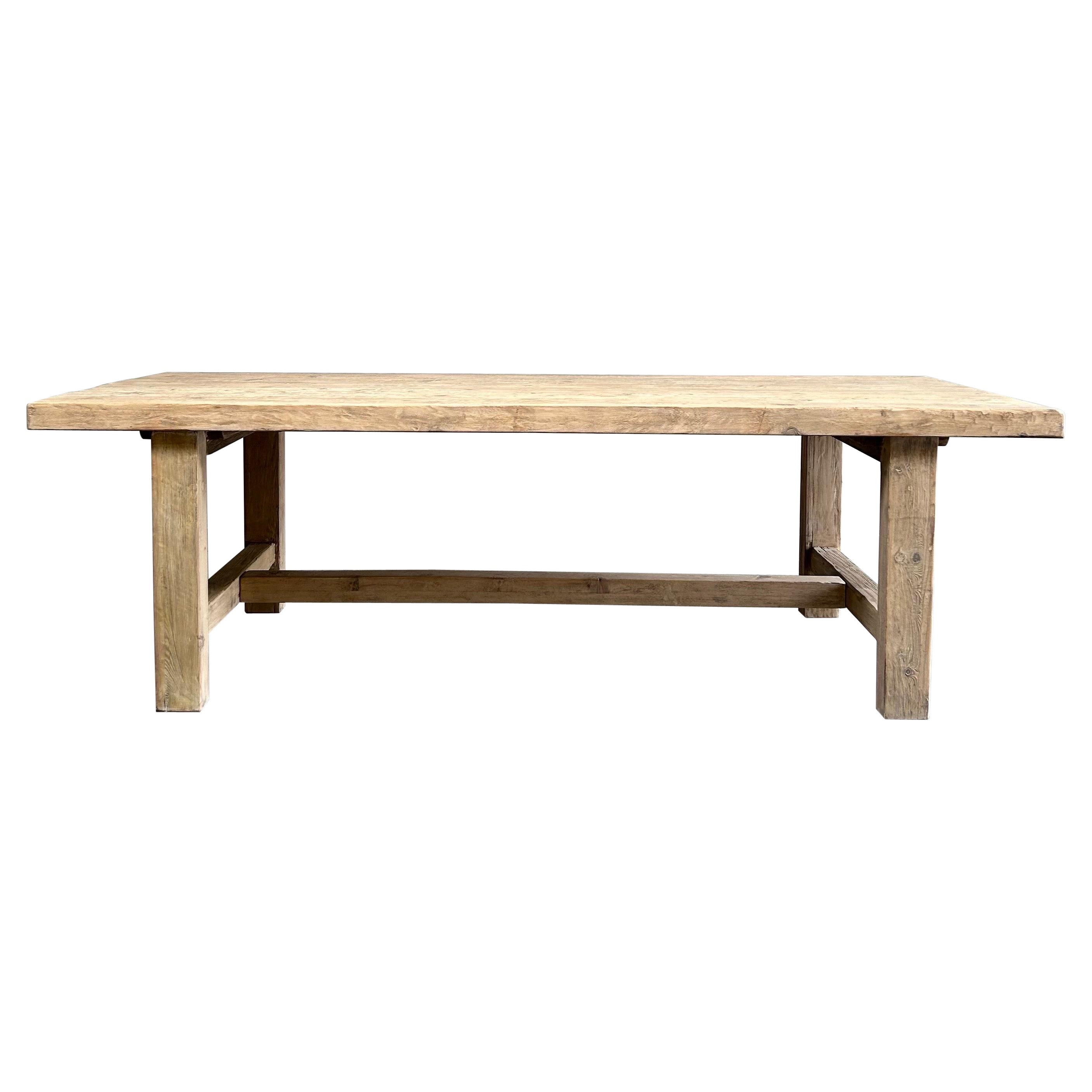 Solid Reclaimed Pine Dining Table