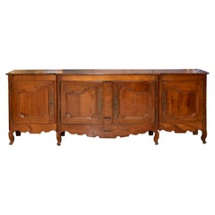 Antique Late 18th Century French Provincial Walnut Sideboard