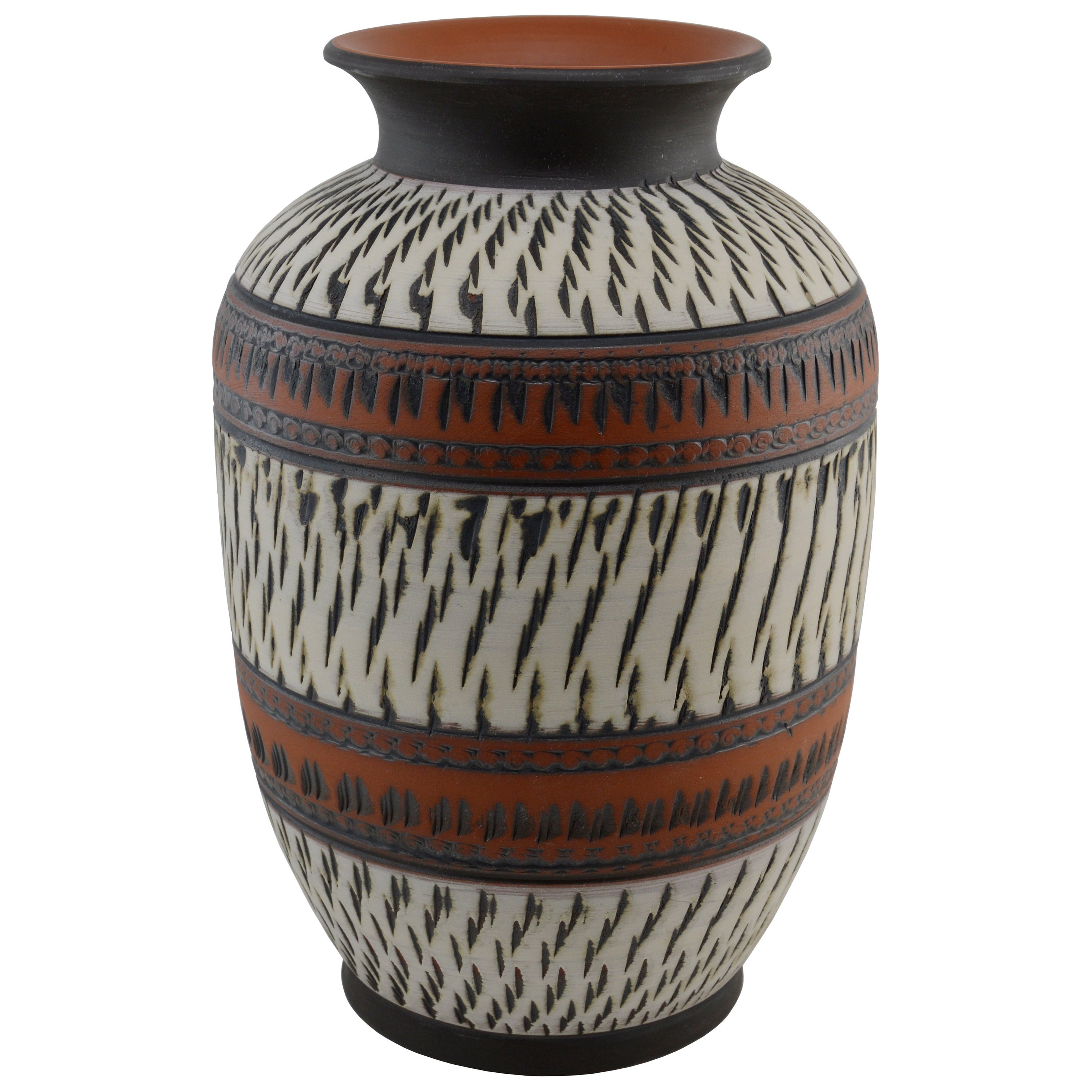 Keramikvase aus der Jahrhundertmitte, Deutschland, 1960er Jahre, möglicherweise Vintage-Lampe im Angebot