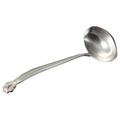 Vintage Georg Jensen Acorn, Sauce Spoon in Sterling Silver