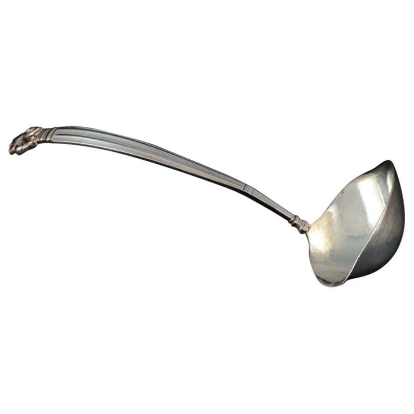 Georg Jensen, Acorn, Sauce Spoon in Sterling Silver.  For Sale