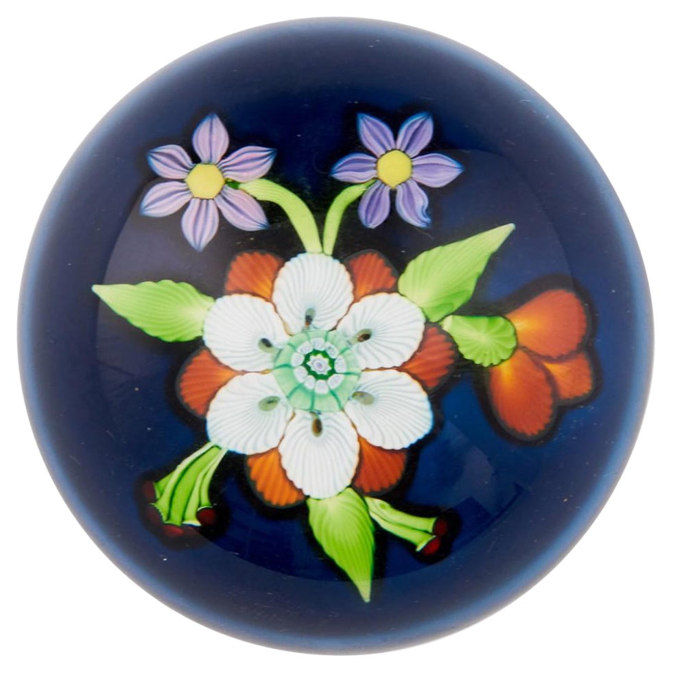 A Perthshire Large Flower Bouquet Paperweight, 1986