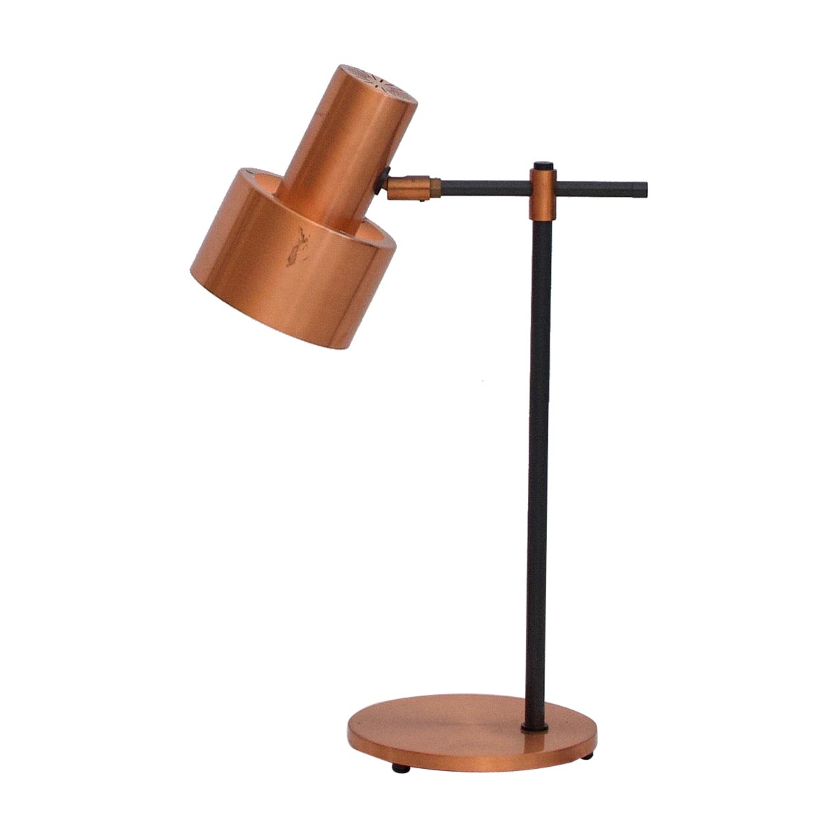 Scandinavian Modern Copper Lento Table Lamp by Jo Hammerborg for Fog & Morup