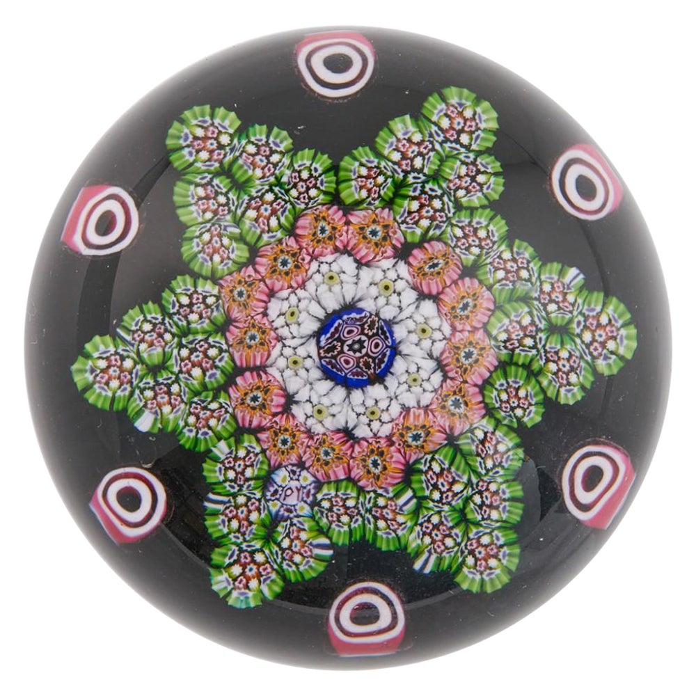 A Paul Ysart Close Pack Radial Paperweight, c1950 For Sale at 1stDibs