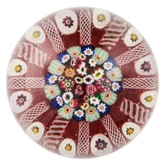 A Paul Ysart Close Pack Radial Paperweight, c1950