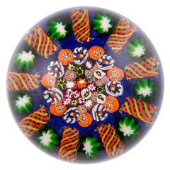 A Paul Ysart Close Pack Radial Paperweight, c1950