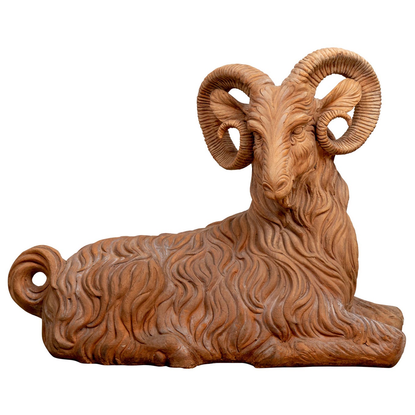 Recumbent Terracotta Ram