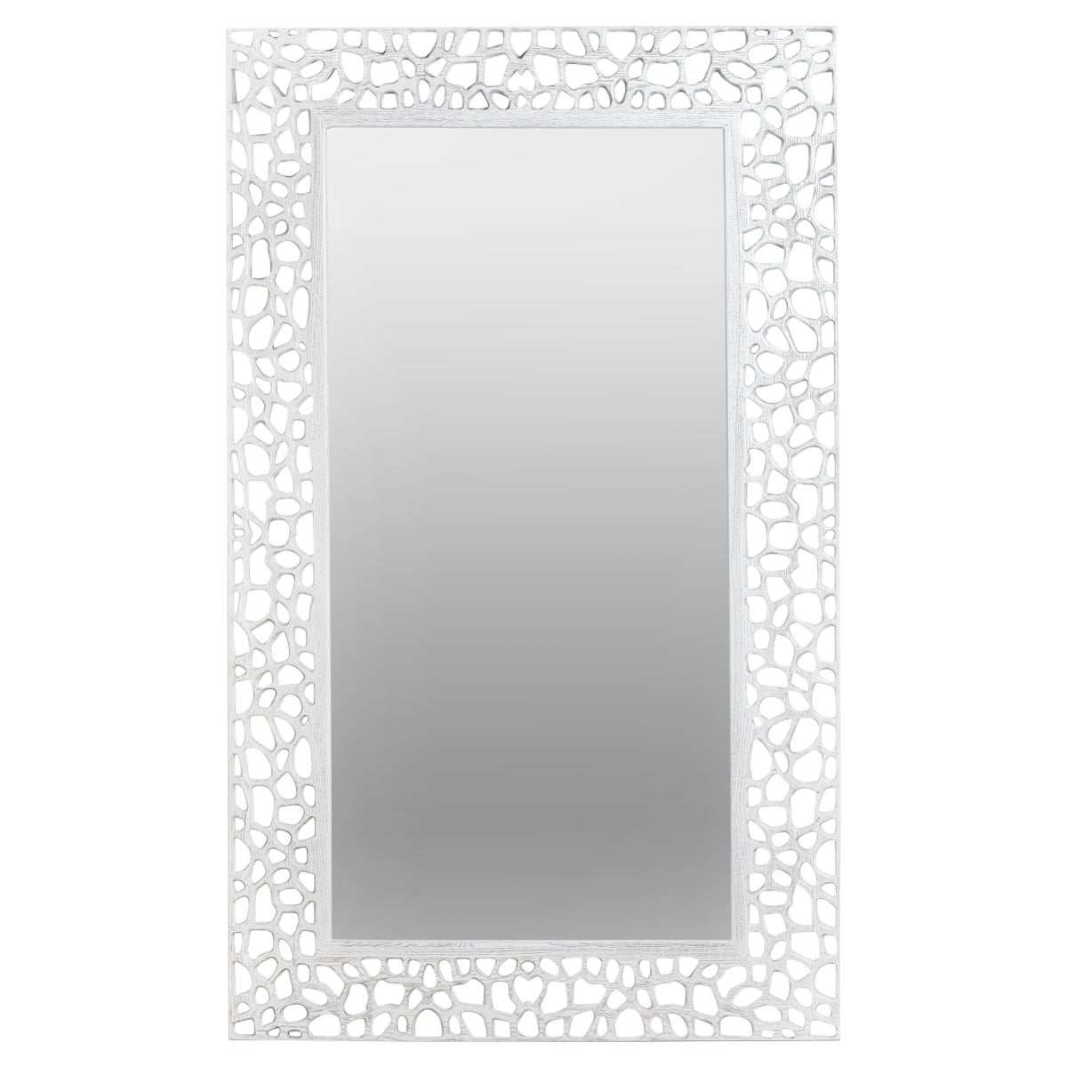 Hand Carved Cherry Wood Style Carved Mirror For Sale at 1stDibs