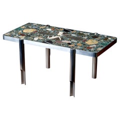 Handcrafted Terrazzo Coffee Table "Deacon Federico 1" by Felix Muhrhofer