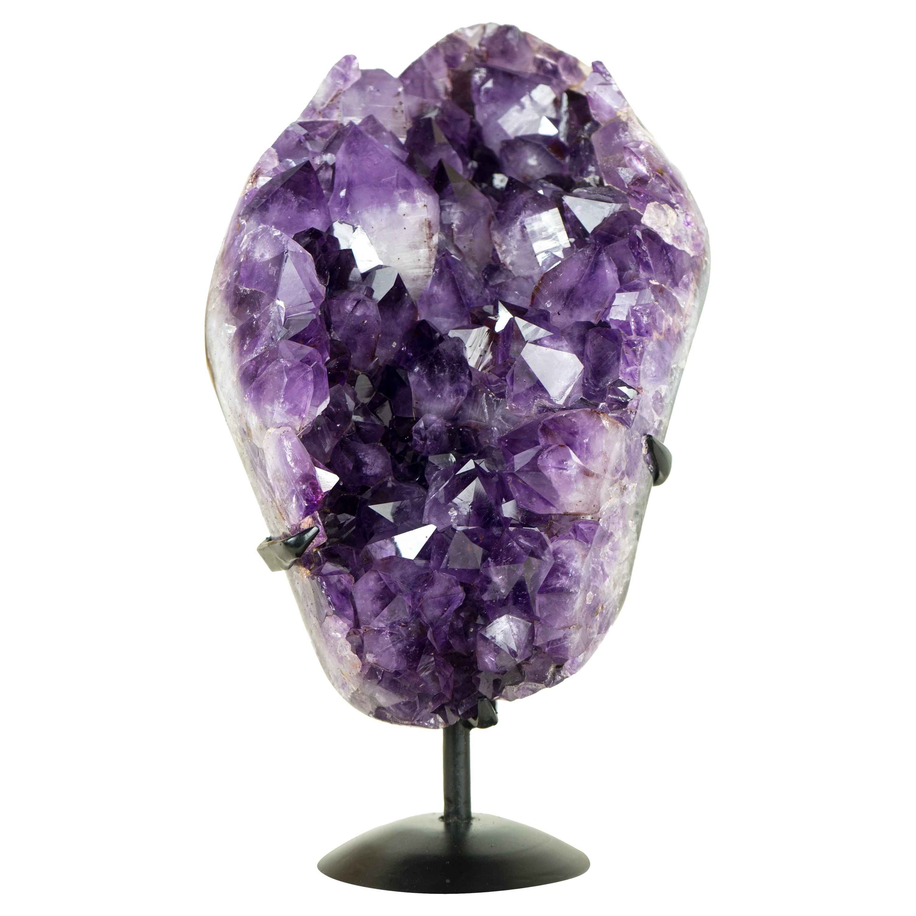 Large Purple Amethyst Cluster with AAA Display Grade Deep Purple Amethyst