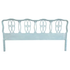 Midcentury Dorothy Draper Style King Bed Headboard