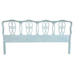 Midcentury Dorothy Draper Style King Bed Headboard